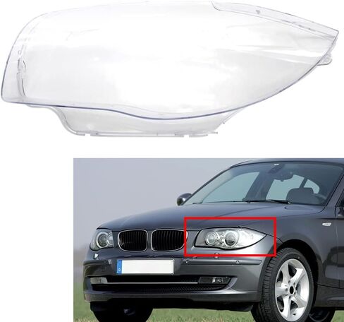 CHCURY1 Lens Lens Cover Shell Shell Front Front Front For BMW 1 Series E81 E82 E87 E88 1M 2003-2011 ، الجانب الأيسر in Saudi Arabia