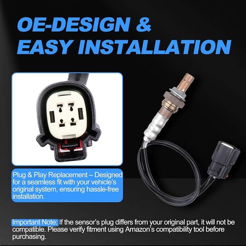 2344489 Oxygen Sensor Downstream O2 Sensor Compatible with Ford 2011-2012 Fusion 3.0/3.5L, 2011-15 Explorer/Flex/Taurus 3.5L, 2011-14 Edge 3.5, forMazda 6 CX-9, MKS MKT MKZ, Milan 3.0L in Saudi Arabia
