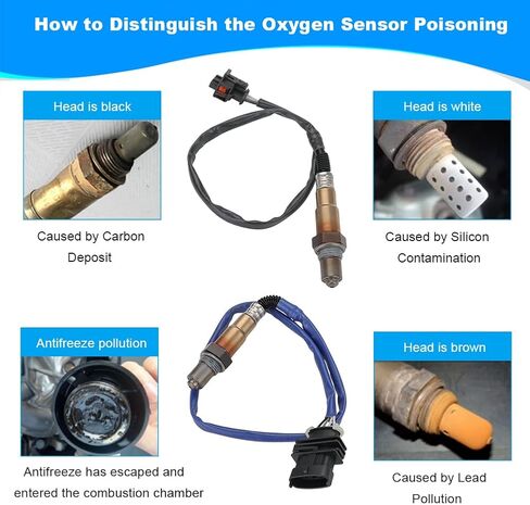 JDMON 2PCS O2 Oxygen Sensor Replacement for 2013-2021 Buick Encore 1.4L, 2012-2020 Chevrolet Sonic, Trax, Cruze Compatible with 2344528, 2344529 in Saudi Arabia