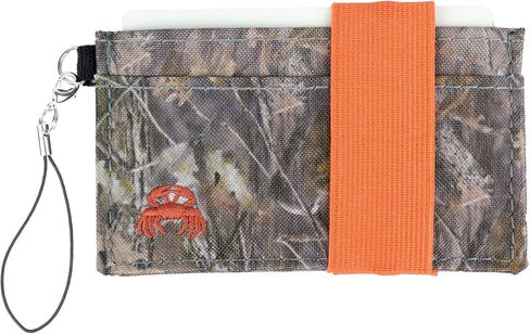 Crabby Wallet - محفظة رقيقة من الجيب الأمامي - سلسلة Canvas - حامل بطاقة الائتمان - محافظ سفر صغيرة - محافظ مضغوطة للرجال والنساء - يحمل البطاقات ، والهاتف ، والمفاتيح (MONA) in Kuwait