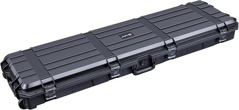 Lykus HC-4210 Waterproof Hard Case with Customizable Foam, Interior size 16.8x5.4x3.5 in, Suitable for long slim items in Saudi Arabia