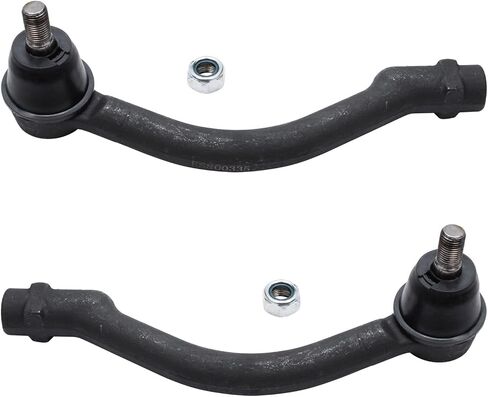 Detroit Axle - Pair Front Outer Tie Rods for Hyundai 2006-2010 Sonata, 2006-2011 Azera, 2 Outer Tie Rod Ends 2007 2008 2009 Replacement in Saudi Arabia