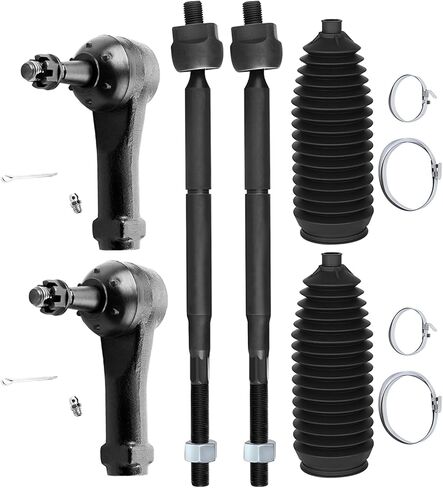 مجموعة التعليق 6-PC مجموعة FIT 2006-2011 لـ Chevy HHR لـ Chevy Cobalt 2007-2010 لـ Pontiac G5 2005-2006 لـ Pontiac Pursuit 2003-2007 لـ Saturn Ion Front Inner Rod end Rad in Saudi Arabia