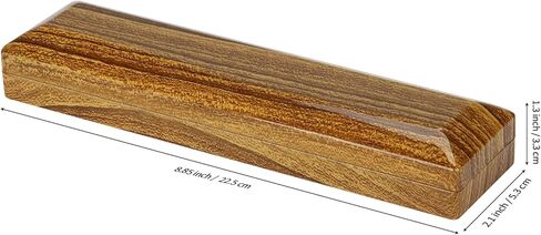 Wooden Necklace Bracelet Box with LED Light, Velvet Lining Bracelet Pendant Long Chain Organizer Holder Display Case for Wedding Christmas Engagement Birthday Anniversary (Style 3) in Kuwait