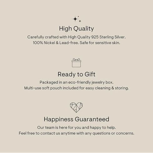 CAITLYNMINIMALIST Pave Huggie Classic Hoop | Lightweight Drop Dangle Charm Mini Huggie Hoop Earrings for Women Gift for Her in Saudi Arabia