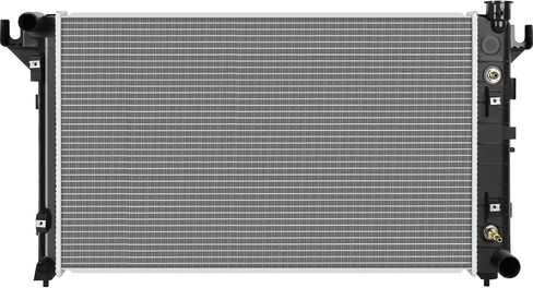 SCITOO Engine Coolant Radiator Assembly for Jeep Wrangler 1997-2006/2003-2006, TJ 1997-2006, 2.4L 2.5L 4.0L 4.2L, Replace 1682 in Kuwait