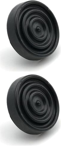 2 Set of - Round Rubber Brake Pedal Pad 3.25" Diameter with 1.5" Mounting Stud Hot Rod for F250,for Wrangler,for K5 Blazer,for S10 Blazer,for Cherokee,for Ramcharger,for Suburban in Saudi Arabia