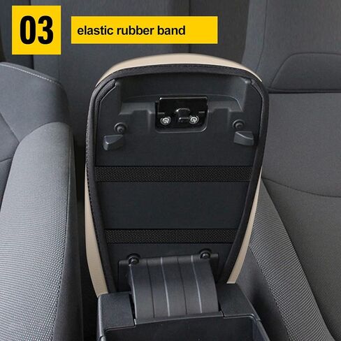 AOMSAZTO Center Console Armrest Cover for 2008-2012 Honda Accord Beige in Saudi Arabia