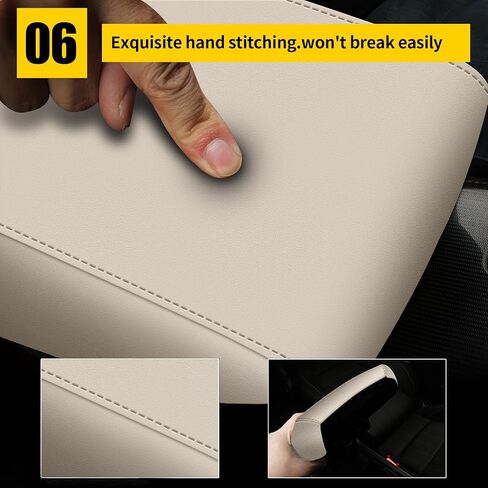 AOMSAZTO Center Console Armrest Cover for 2008-2012 Honda Accord Beige in Saudi Arabia