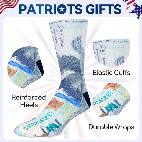 Zmart Funny 3D Print Socks - Novelty Dollar Socks for Men Women ، Homes Money in Kuwait