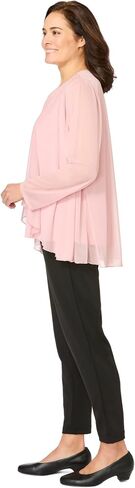 Woman Within Plus Size 2-Piece Sheer Jacket Set in Saudi Arabia