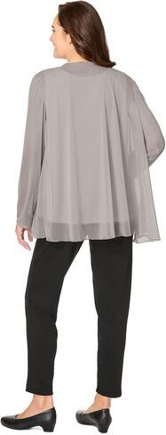 Woman Within Plus Size 2-Piece Sheer Jacket Set in Saudi Arabia