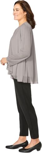 Woman Within Plus Size 2-Piece Sheer Jacket Set in Saudi Arabia