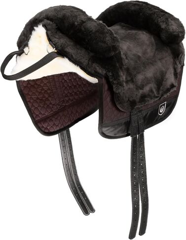 Horse Bareback Pad IBERICA Plus treeless Saddle in Spanish Style, Made of Real Sheepskin in Kuwait