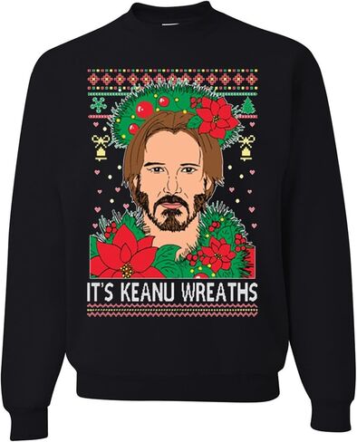 Wild Custom Apparel Aggly Christmas Sweater Collection 8 Crewneck Sweatshirt in Kuwait