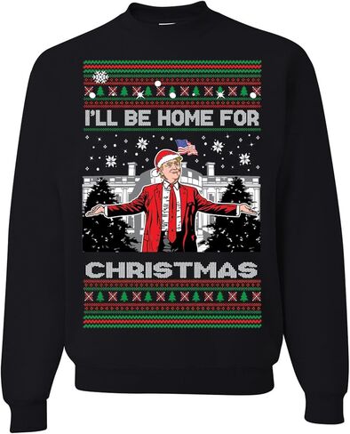 Wild Custom Apparel Aggly Christmas Sweater Collection 8 Crewneck Sweatshirt in Kuwait