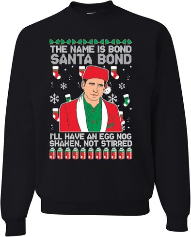 Wild Custom Apparel Aggly Christmas Sweater Collection 8 Crewneck Sweatshirt in Kuwait