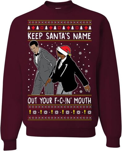 Wild Custom Apparel Aggly Christmas Sweater Collection 8 Crewneck Sweatshirt in Kuwait