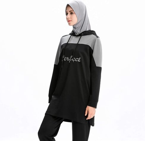 Tracksuit Tops Hoodie Sportswear Outdoor Tracksuit Muslimah Sweatshirt in Saudi Arabia