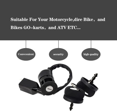 Road Passion ‎‎‎53417-50549 Ignition Switch w/Keys Replacement for Polaris ATV Outlaw 90 2007-2014/ Scrambler 50 2001-2003 in Saudi Arabia