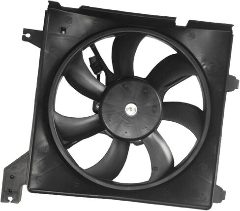 PartsFlow Engine Radiator Cooling Fan Assembly for 2001-2006 Hyundai Elantra 620-812 in Saudi Arabia