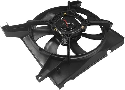 PartsFlow Engine Radiator Cooling Fan Assembly for 2001-2006 Hyundai Elantra 620-812 in Saudi Arabia