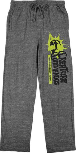 DC Comics Creature Commandos Title Artwork Men's Heather Gray Sleep Pants Pants in Saudi Arabia
