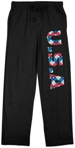 Bioworld U.S.A. Americana Men's Black Sleep Pants in Saudi Arabia