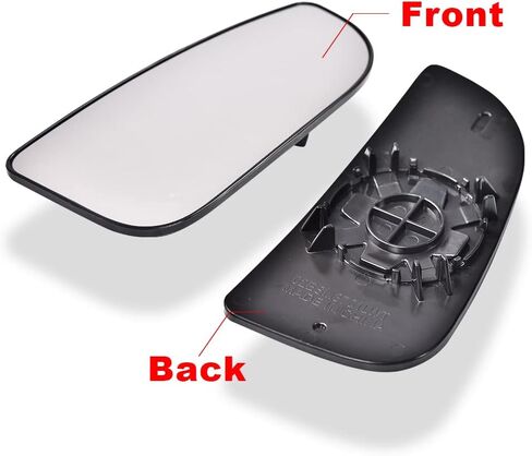 PIT66 Left Driver Side Mirror Glass Compatible with Dodge Ram 1500 3500 4500 5500 2010-2018 Convex Mirror Glass 68067731AA in Saudi Arabia