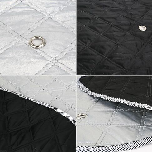 Sprinter Sun Shade 2006-2019 | تغطي نافذة شاحنة من 3 قطع مع العزل الحراري وحماية الأشعة فوق البنفسجية | ظلال نافذة السيارة (الزجاج الأمامي والأغطية الجانبية) in Kuwait