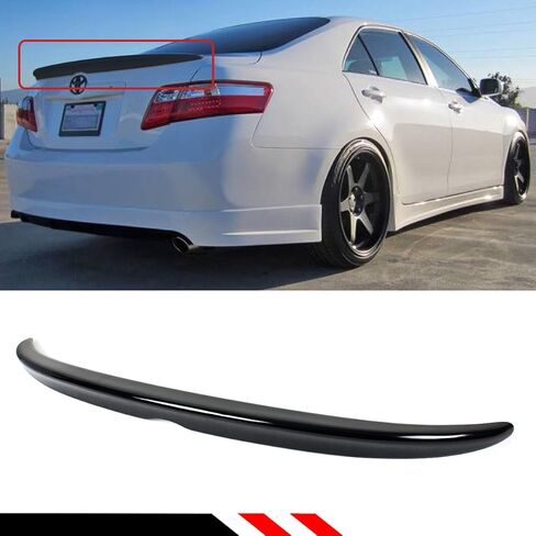 Painted Glossy Black Rear Trunk Lid Spoier Wing Compatible for 2007-2011 Toyota Camry LE SE XLE in Saudi Arabia