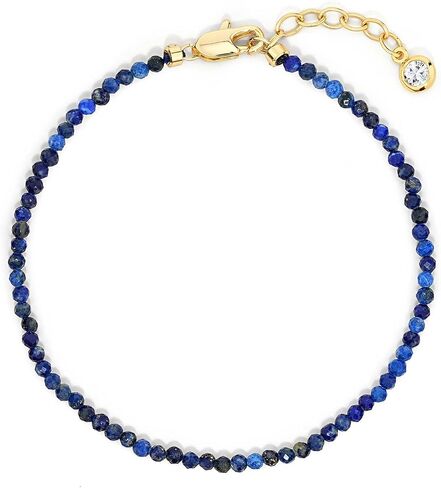 MEVECCO Gold Bracelet for Women 18K Gold Plated Handmade Stone Crystal Mixed Custom Beaded Charm Chain Bracelets Jewelry Gifts For Her in Saudi Arabia