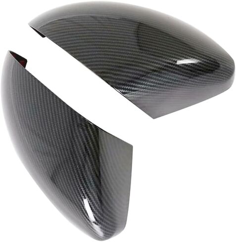 2pcs Car Side Door Rearview Mirror Cover Sticker Trim Carbon Fibre/Chrome for Nissan Sentra Sylphy 2020 2021 2022(Carbon Fibre) in Saudi Arabia