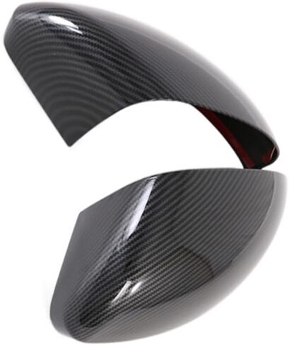 2pcs Car Side Door Rearview Mirror Cover Sticker Trim Carbon Fibre/Chrome for Nissan Sentra Sylphy 2020 2021 2022(Carbon Fibre) in Saudi Arabia