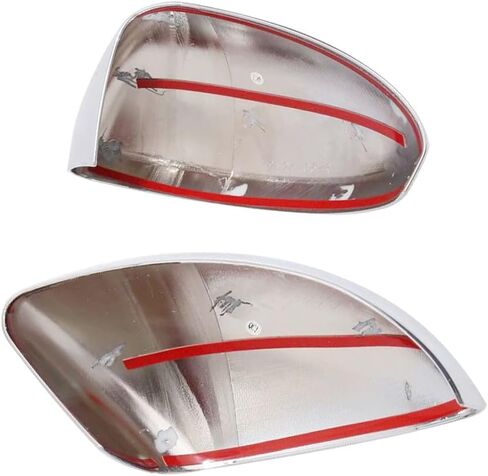 2pcs Car Side Door Rearview Mirror Cover Sticker Trim Carbon Fibre/Chrome for Nissan Sentra Sylphy 2020 2021 2022(Carbon Fibre) in Saudi Arabia