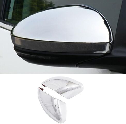 2pcs Car Side Door Rearview Mirror Cover Sticker Trim Carbon Fibre/Chrome for Nissan Sentra Sylphy 2020 2021 2022(Carbon Fibre) in Saudi Arabia
