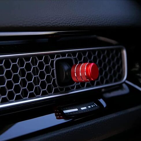 Center Censole Air Vent Cover Cover Cover Switch Cap Knob Ring Red 11th Gen for Honda Civic 2022 2023 2024 INTORIOR in Saudi Arabia