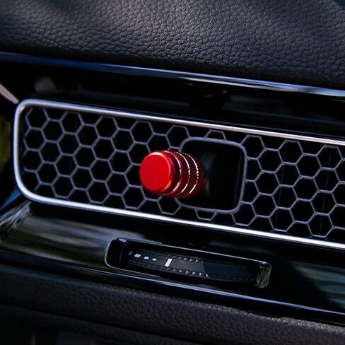 Center Censole Air Vent Cover Cover Cover Switch Cap Knob Ring Red 11th Gen for Honda Civic 2022 2023 2024 INTORIOR in Saudi Arabia