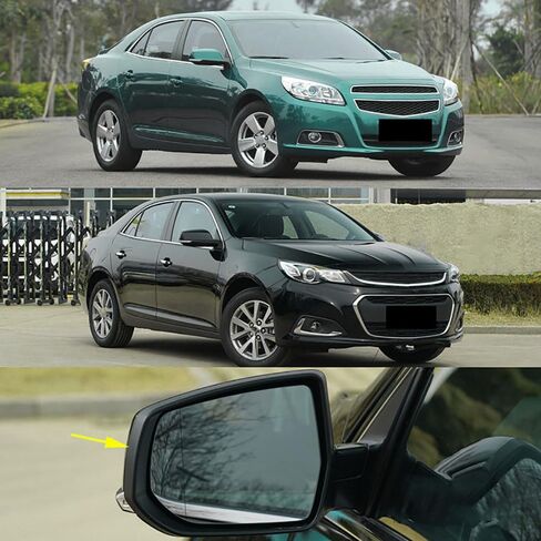 Car Side Mirror Housing Frame View View Mirror حامل مرآة لشيفروليه ماليبو 2012 2014 2015 2015 2017 2017 (اليمين الأسود) in Saudi Arabia