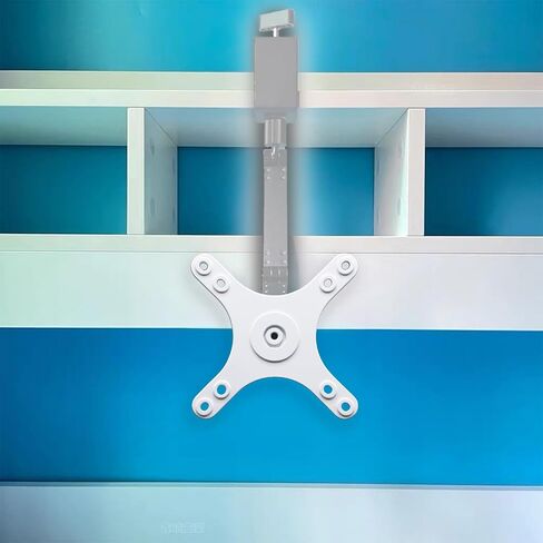 Kado Portable Monitor Stand Mounting Adapter Bracket Plate White, Wall Mount Arm Mount 17mm Ball Head to 100x100mm 75x75mm Universal, Tripod Camera Stand for Desktop Monitor Portrait/Landscape Mode in Saudi Arabia