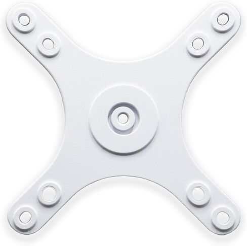 Kado Portable Monitor Stand Mounting Adapter Bracket Plate White, Wall Mount Arm Mount 17mm Ball Head to 100x100mm 75x75mm Universal, Tripod Camera Stand for Desktop Monitor Portrait/Landscape Mode in Saudi Arabia