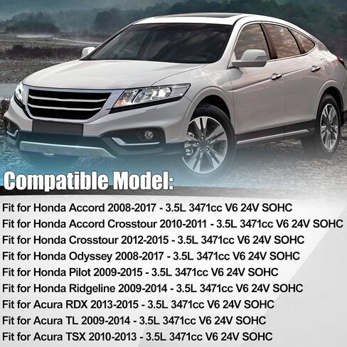 HS26509PT MLS Cylinder Head Gasket مجموعة متوافقة مع Honda Accord Odyssey Pilot Ridgeline Crosstour 2008-2017 Acura RDX TL TSX 3.5L 2009-2015 استبدال HS26509PT J35Z2 J35Z3 in Saudi Arabia
