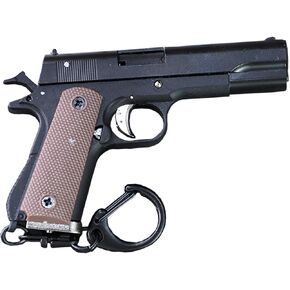 Mini Gun-shaped Keychain Accessories, Cool Key Chain Keyring Gift for Men Car Bag in Saudi Arabia