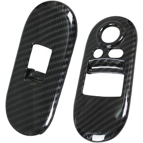 Carbon Fiber Car Window Lifter Control Switch Panel Cover Trim for BMW for MINI for Cooper F55 F56 2014 2015 2016 2017 2018 2019 in Kuwait