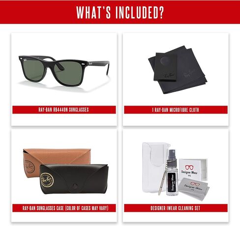 Ray-Ban RB4440N BLAZE WAYFARER Sunglasses For Men For Women+ BUNDLE with Designer iWear Eyewear Care Kit in Saudi Arabia