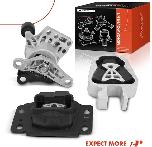 A-Premium 3PCS Engine Motor Mount and Transmission Mount and Torque Strut Mount Kit Compatible with Ford Fusion 2013-2017 & Lincoln MKZ 2013-2016, 2.0L, Turbocharged in Saudi Arabia