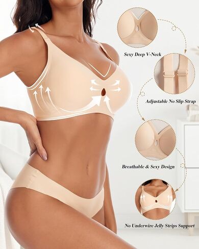 حمالات الصدر للنساء اللاسلكي حمالة صدر سلسة لا يوجد underwire دفع الدعم Bralettes التغطية الكاملة كل يوم حمالة صدرية in Kuwait