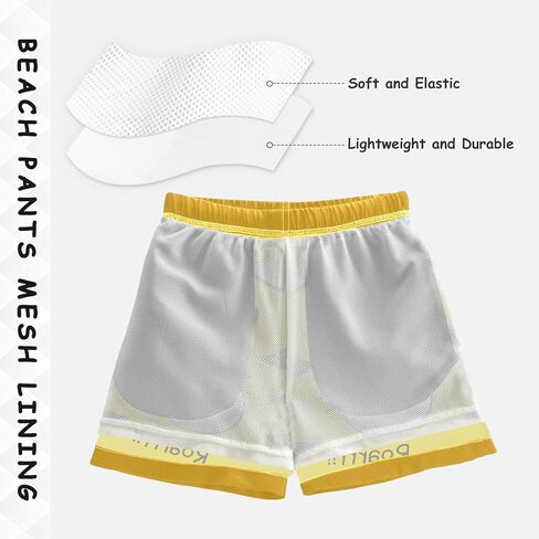 Cute Funny Ducks Boy's Swim Trunks Kids Toddler Swim Board Shorts Boy Beach Swimwear Swimsuit Bathing Suits 4T in Saudi Arabia