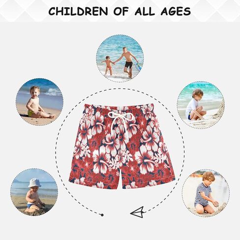 Cute Funny Ducks Boy's Swim Trunks Kids Toddler Swim Board Shorts Boy Beach Swimwear Swimsuit Bathing Suits 4T in Saudi Arabia