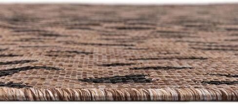 Unique Loom Outdoor Safari Collection Area Rug - Samburu (6' 1" x 9' Rectangle Natural/Light Brown) in Saudi Arabia